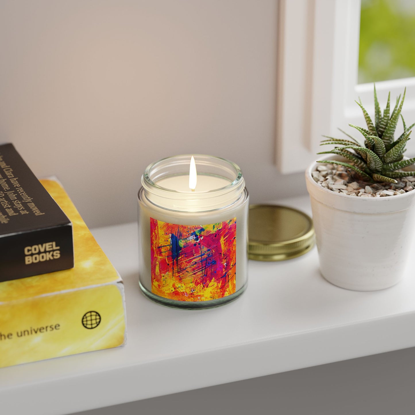 Vibrant Artistic Scented Candles - Perfect for Relaxation