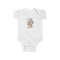 Cute Animal Graphic Infant Bodysuit, Baby Shower Gift, Newborn Outfit, Unisex Baby Clothes, Adorable Onesie