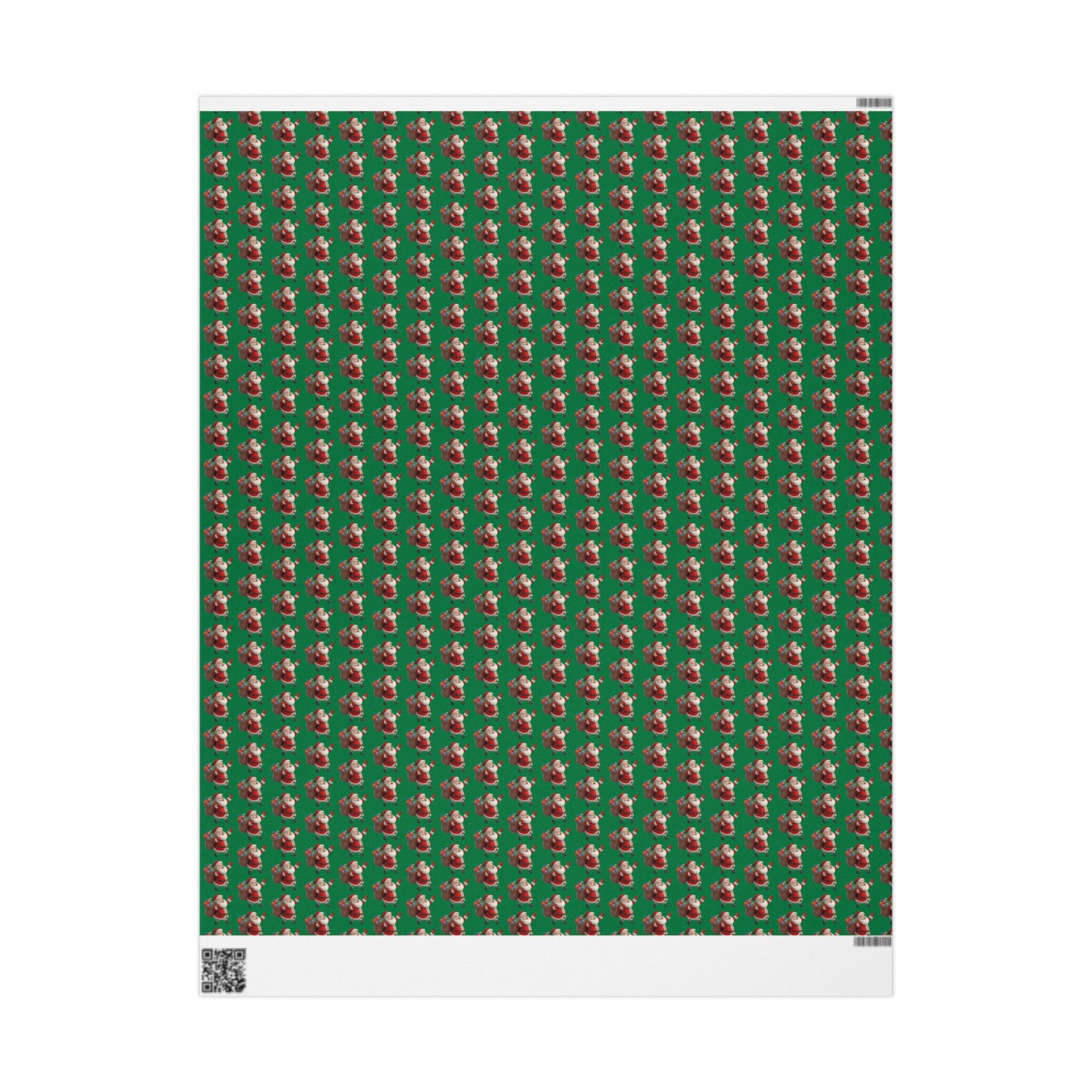 Christmas Dachshund Wrapping Paper — Green Santa Dog Gift Wrap