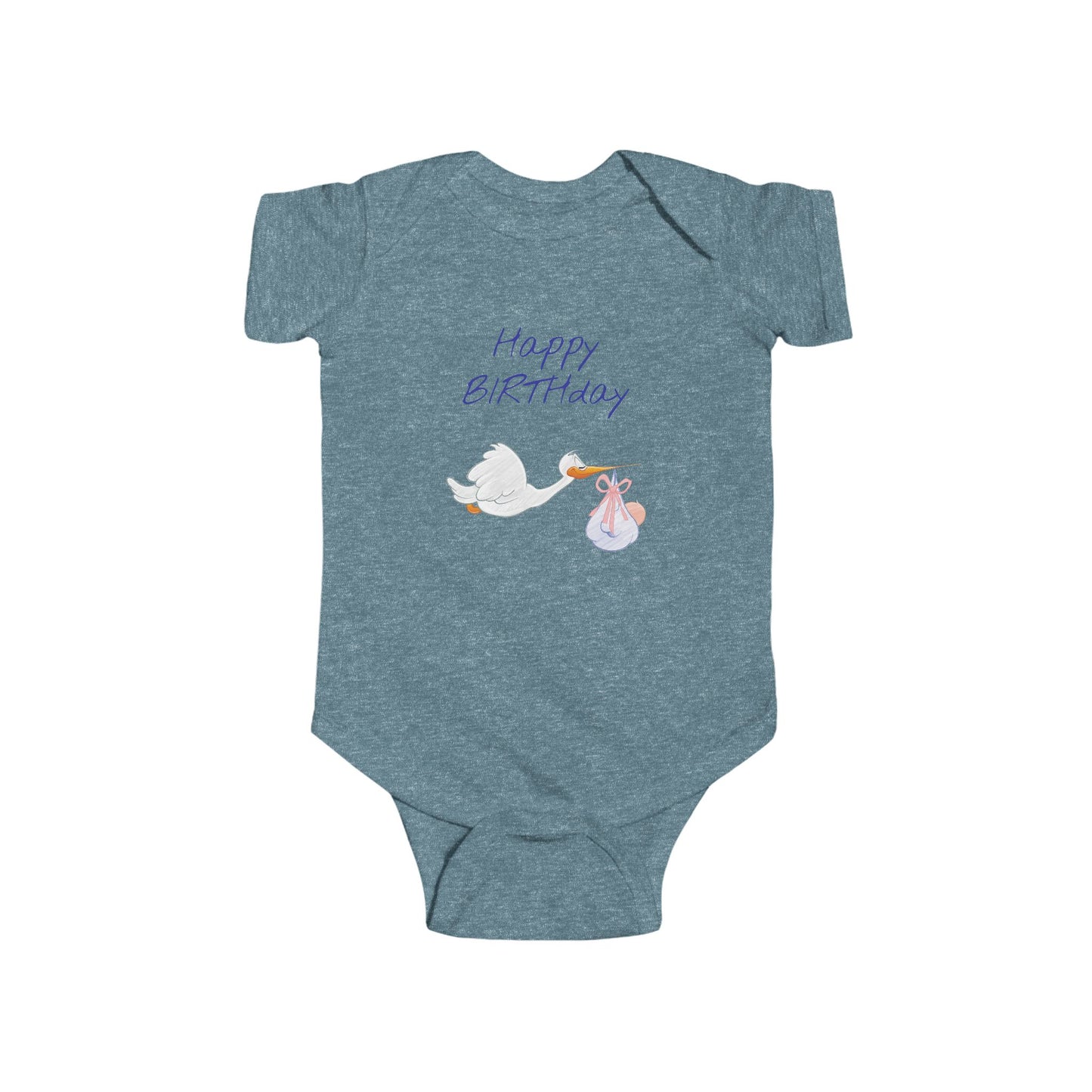 Happy Birthday Infant Bodysuit - Cute Baby Gift, Newborn Outfit, 1st Birthday, Baby Shower, Toddler Apparel