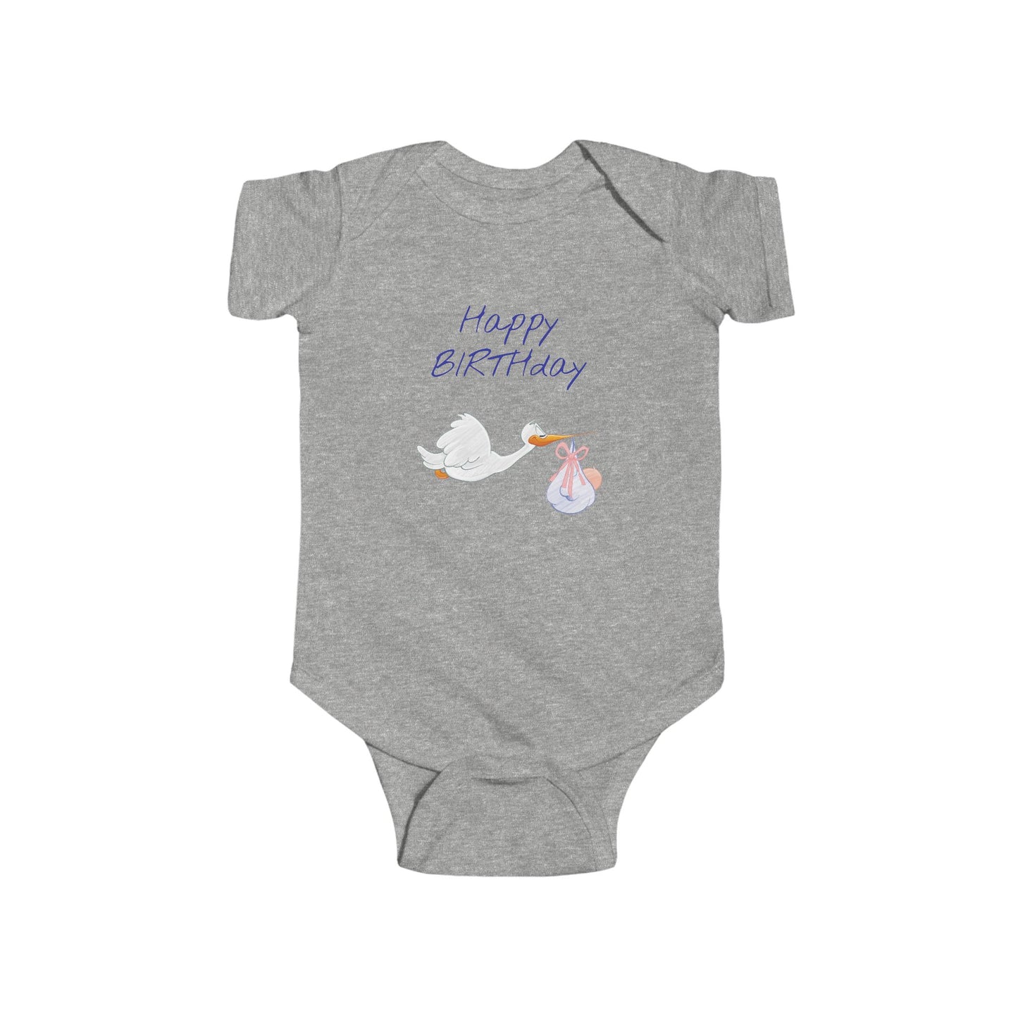 Happy Birthday Infant Bodysuit - Cute Baby Gift, Newborn Outfit, 1st Birthday, Baby Shower, Toddler Apparel