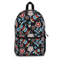 Floral Pattern Backpack, Trendy Rucksack for School, Travel Backpack, Stylish Bookbag, Gift for Her