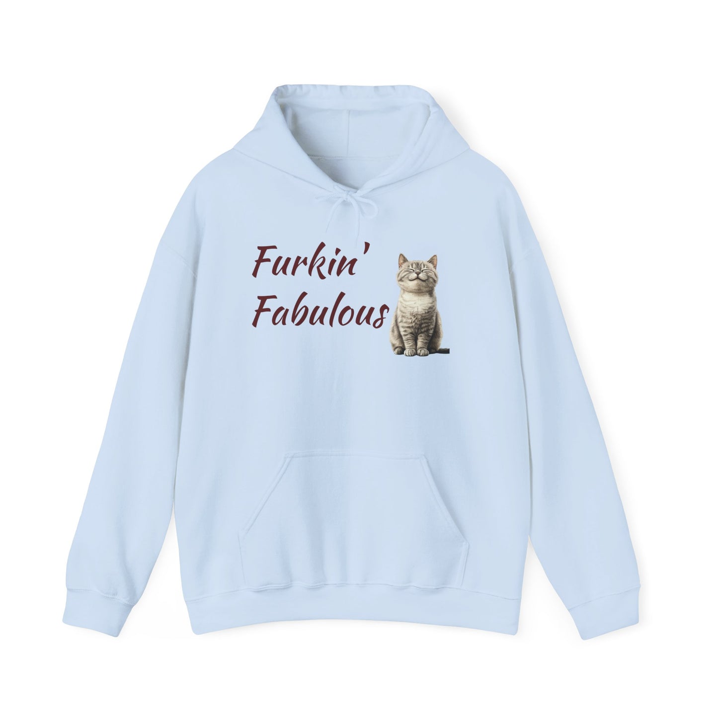 Furkin' Fabulous Cat Hoodie — Cute Kitten Graphic Sweatshirt