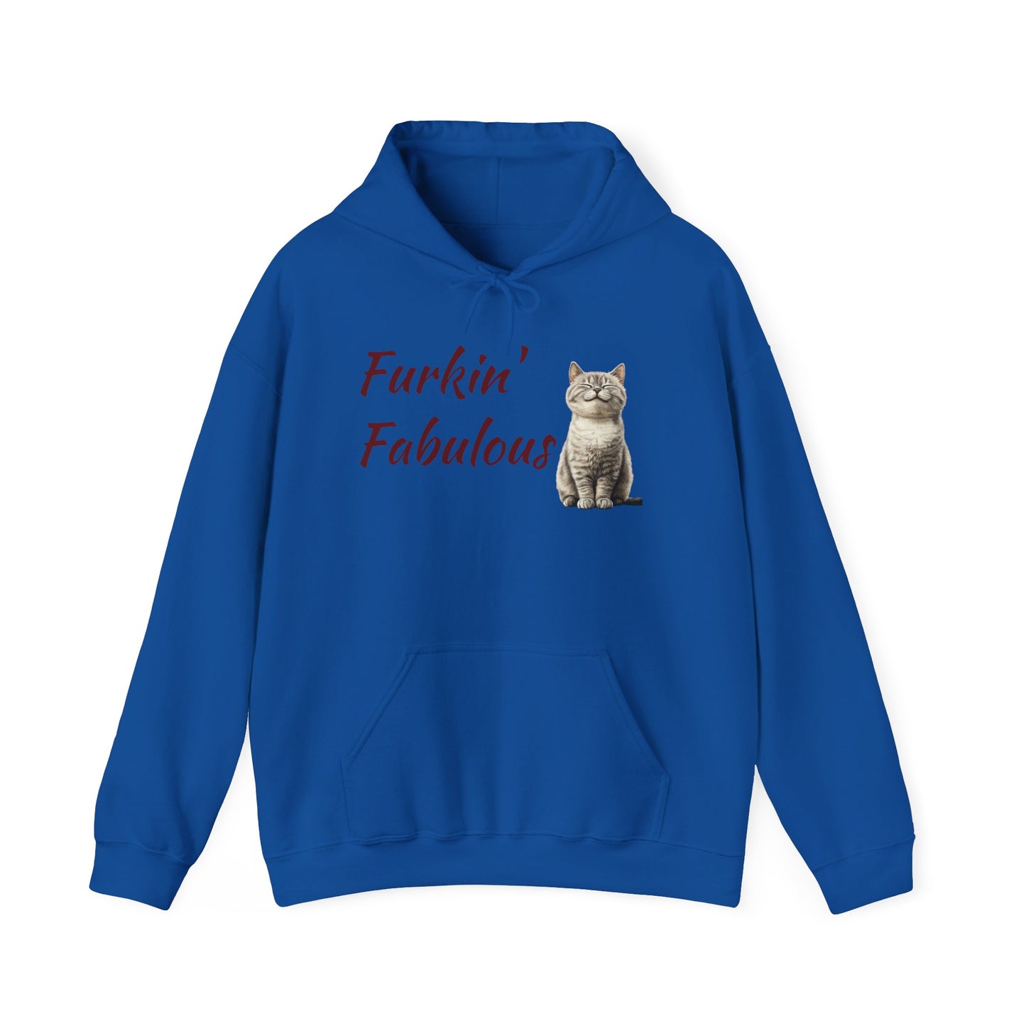 Furkin' Fabulous Cat Hoodie — Cute Kitten Graphic Sweatshirt