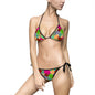 Vibrant Women's Bikini Swimsuit, Colorful Swimwear for Beach Days, Pool Parties, Summer Vacations, Gift for Her, Trendy Swim Style