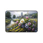 Floral Cottage Desk Mat — Vintage Pansies & Rose Desk Pad