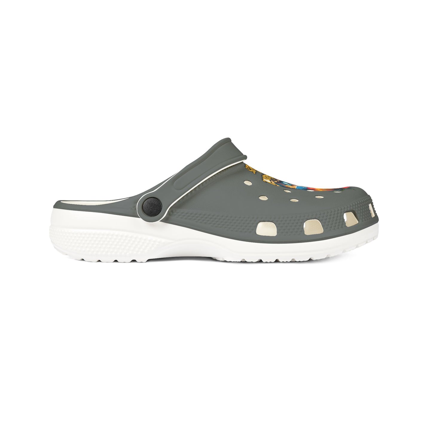 Weekend Vibes EVA Clogs — Tropical Beach Graphic Foam Shoes