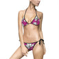 Vibrant Floral Women's Bikini Swimsuit, Summer Beachwear, Pool Party Essentials, Swimsuit Set, Vacation Ready Attire