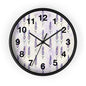 Lavender Sprig Wall Clock — Botanical Floral Clock for Kitchen, Bedroom & Living Room
