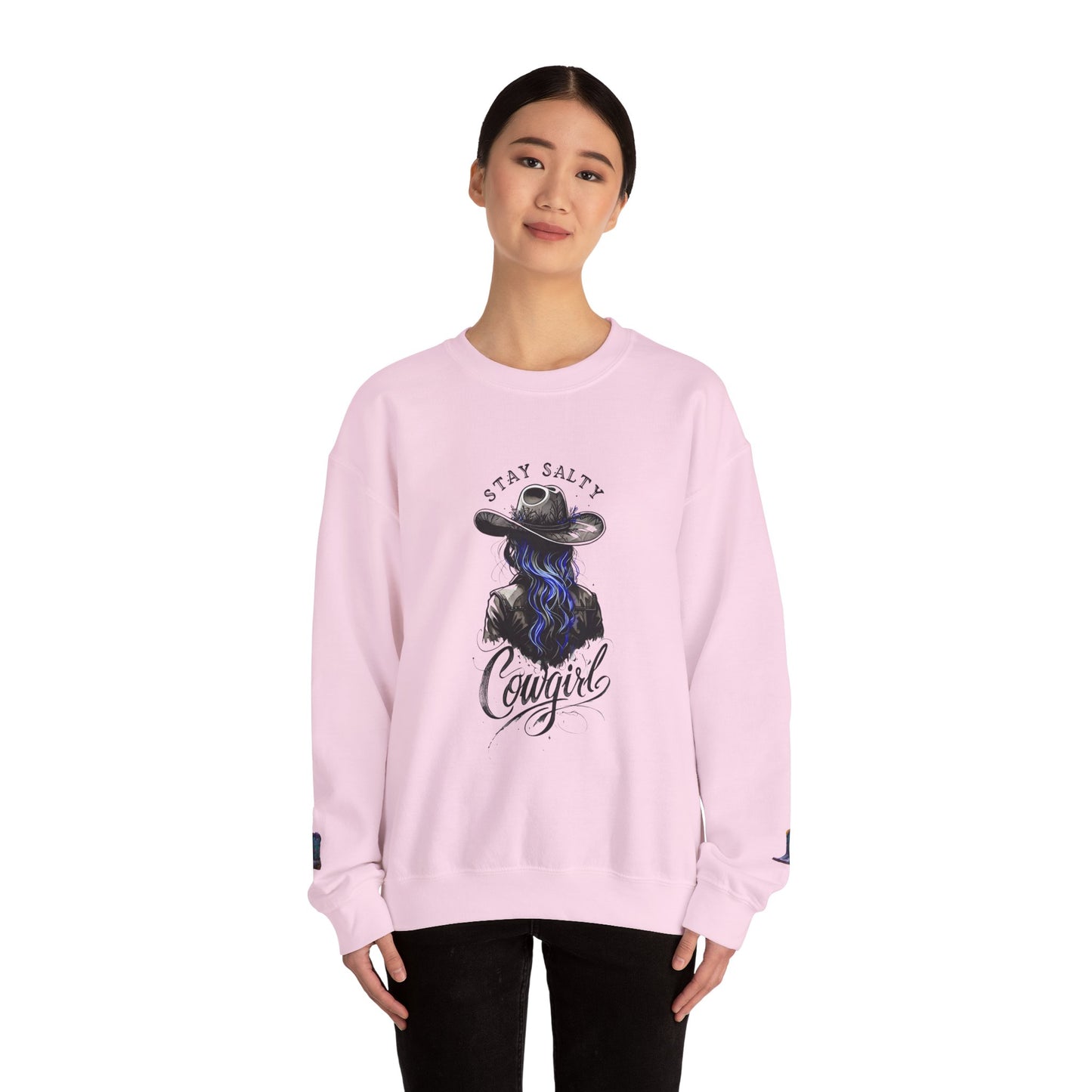Stay Salty Cowgirl Sweatshirt | Cozy Western Apparel, Gift for Horse Lovers, Casual Wear, Cowboy Culture, Fall Fashion