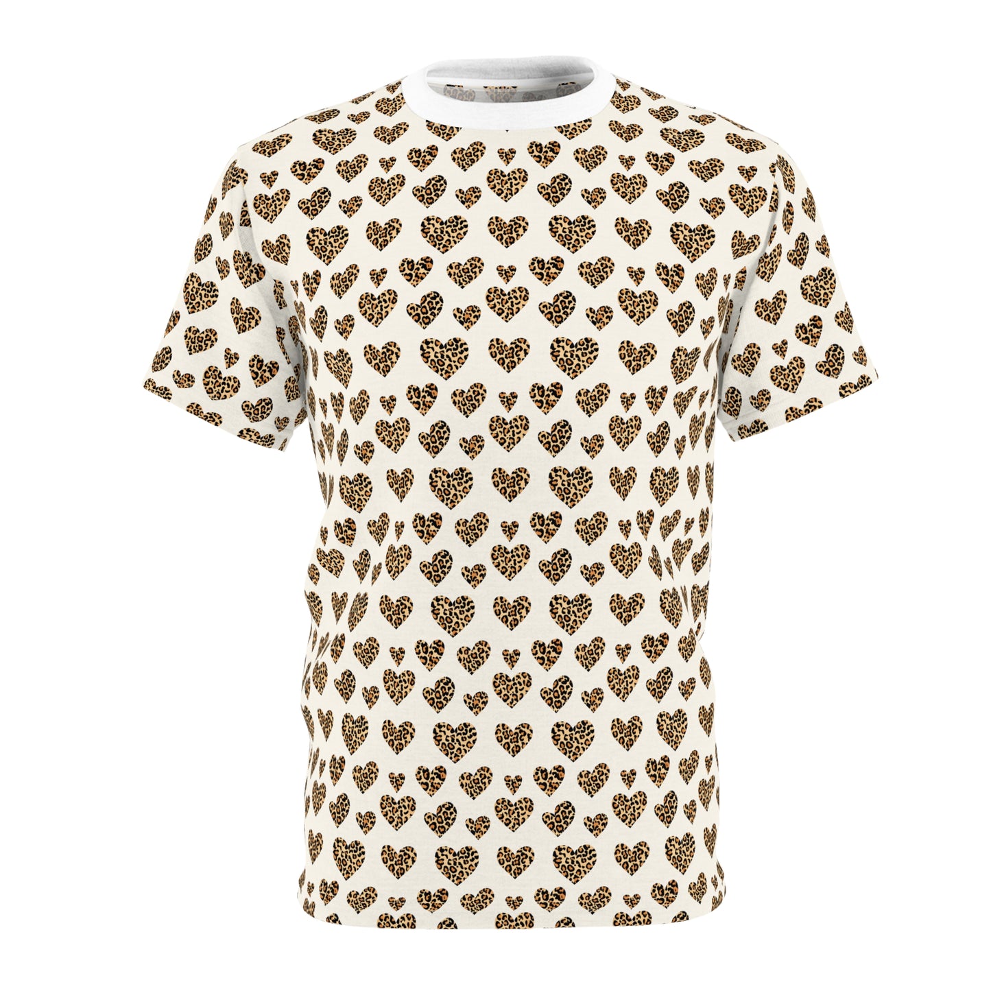Leopard Heart All-Over Print Tee