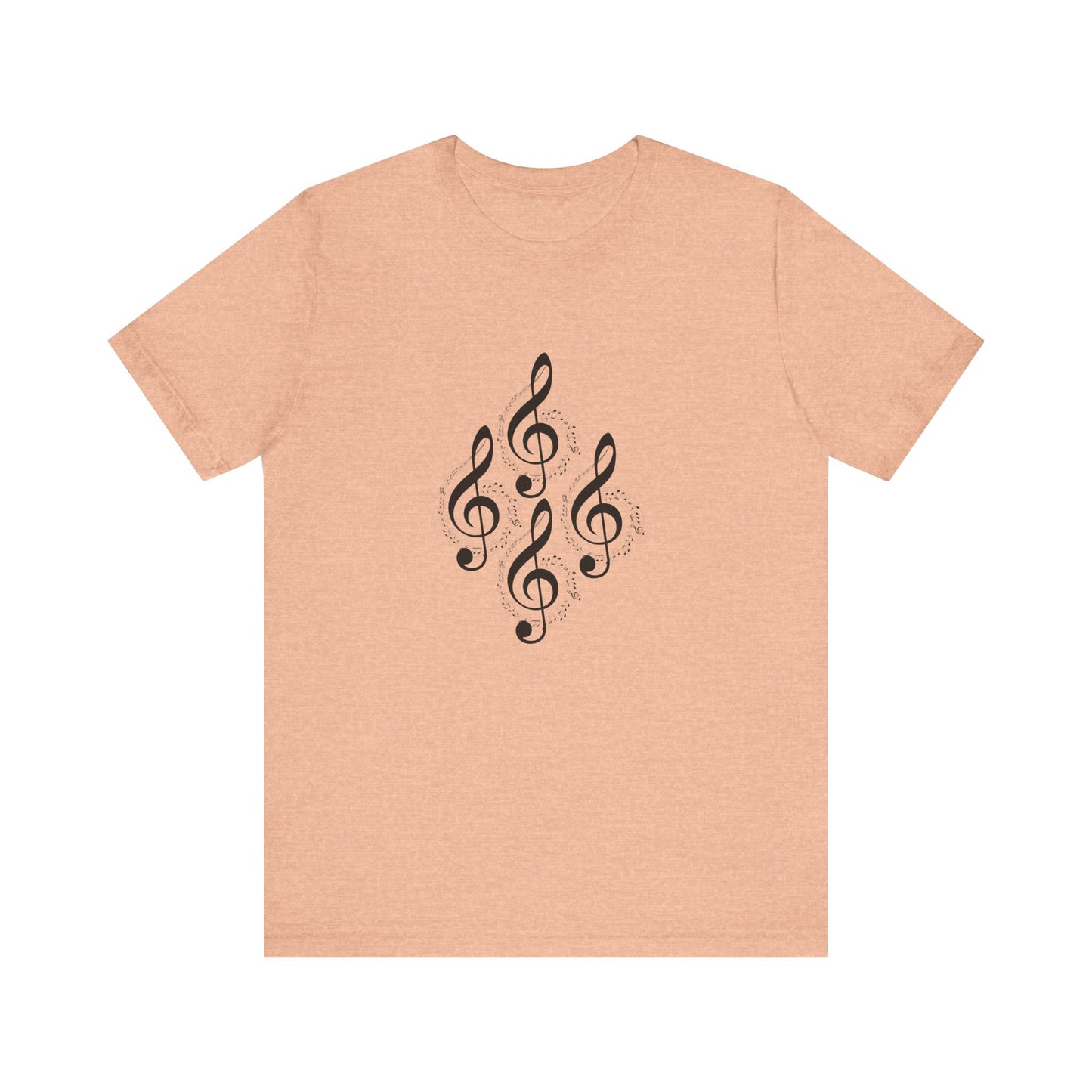 Musical Notes Tee - Perfect for Music Lovers, Casual Wear, Concerts, Festivals, Unique Gift Idea
