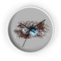 Rustic Eye Art Wall Clock, Unique Home Decor, Gift for Art Lovers