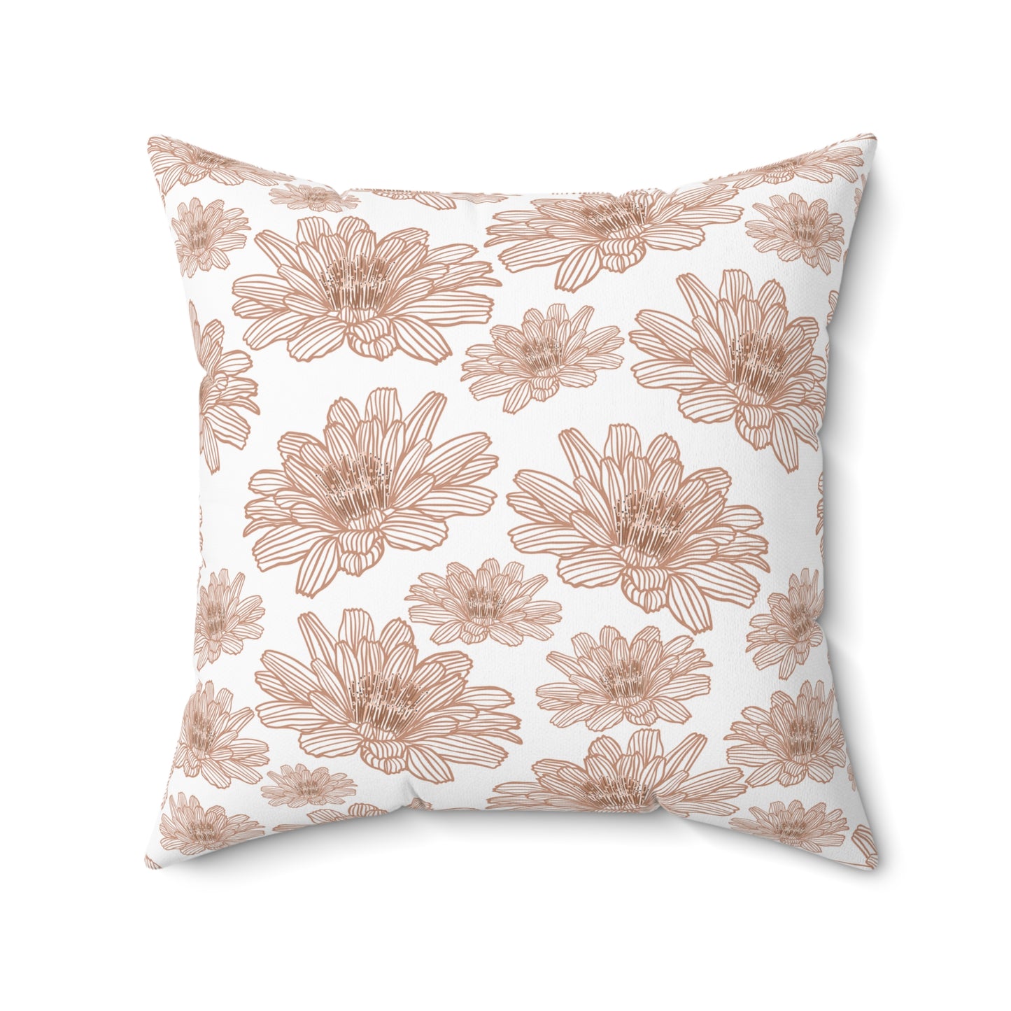 Boho Floral Pillow | Cozy Home Decor, Gift for Her, Flower Print Cushion, Living Room Accent, Modern Bohemian Style