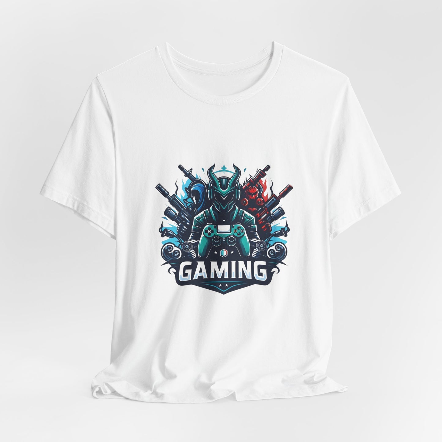 Gaming Controller Emblem Tee — Esports Gamer Graphic T-Shirt
