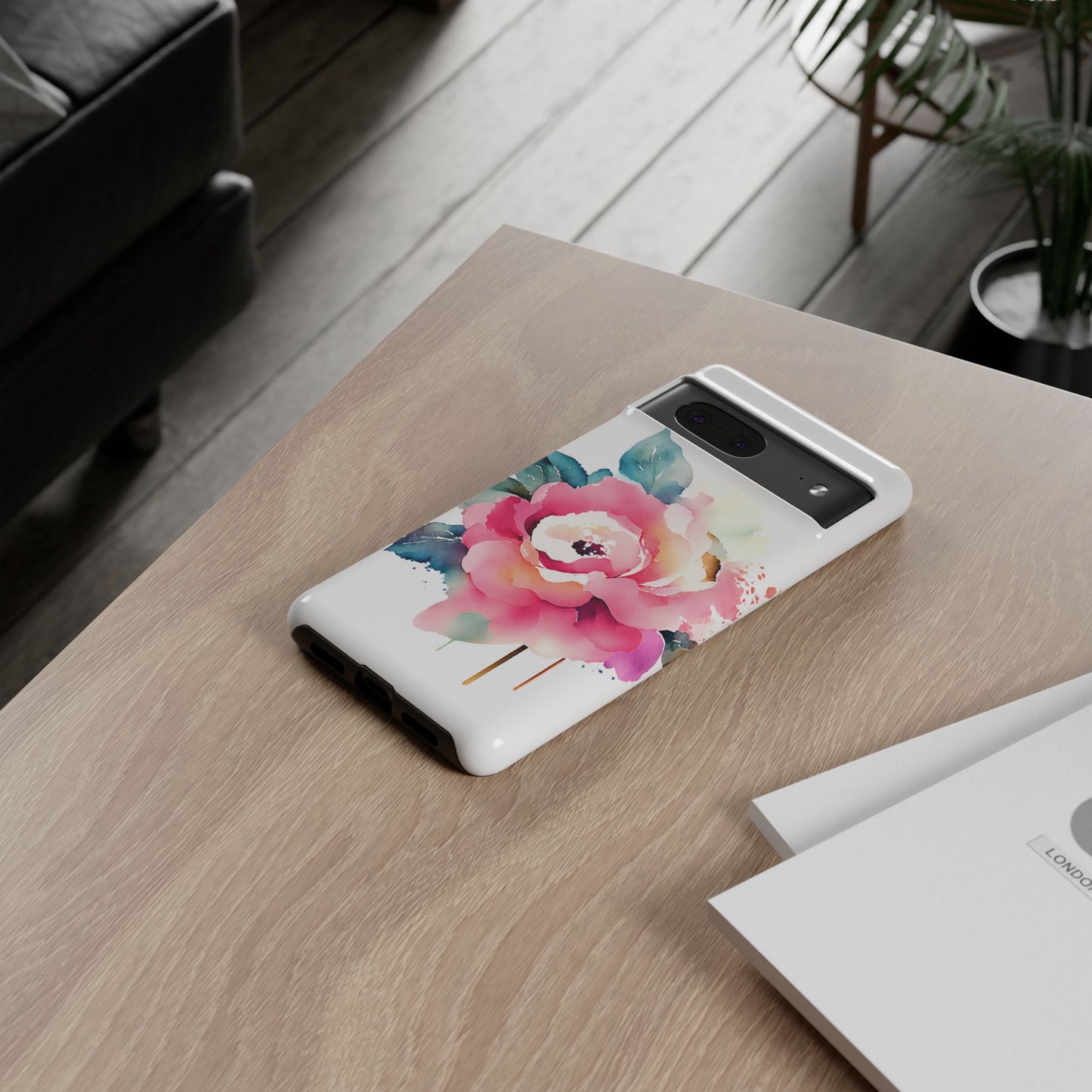 Floral Phone Case - Vibrant Rose Design