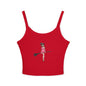 Witchy Spaghetti Strap Tank Top - Fun Summer Wear, Casual Party Top, Perfect for Halloween, Gifts for Friends, Everyday Fashion