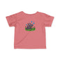 Cute Hippo Infant Tee with Bubbles, Baby Shirt, Toddler T-Shirt, Fun Kids Clothing, Unique Baby Gift, Pram Outfit
