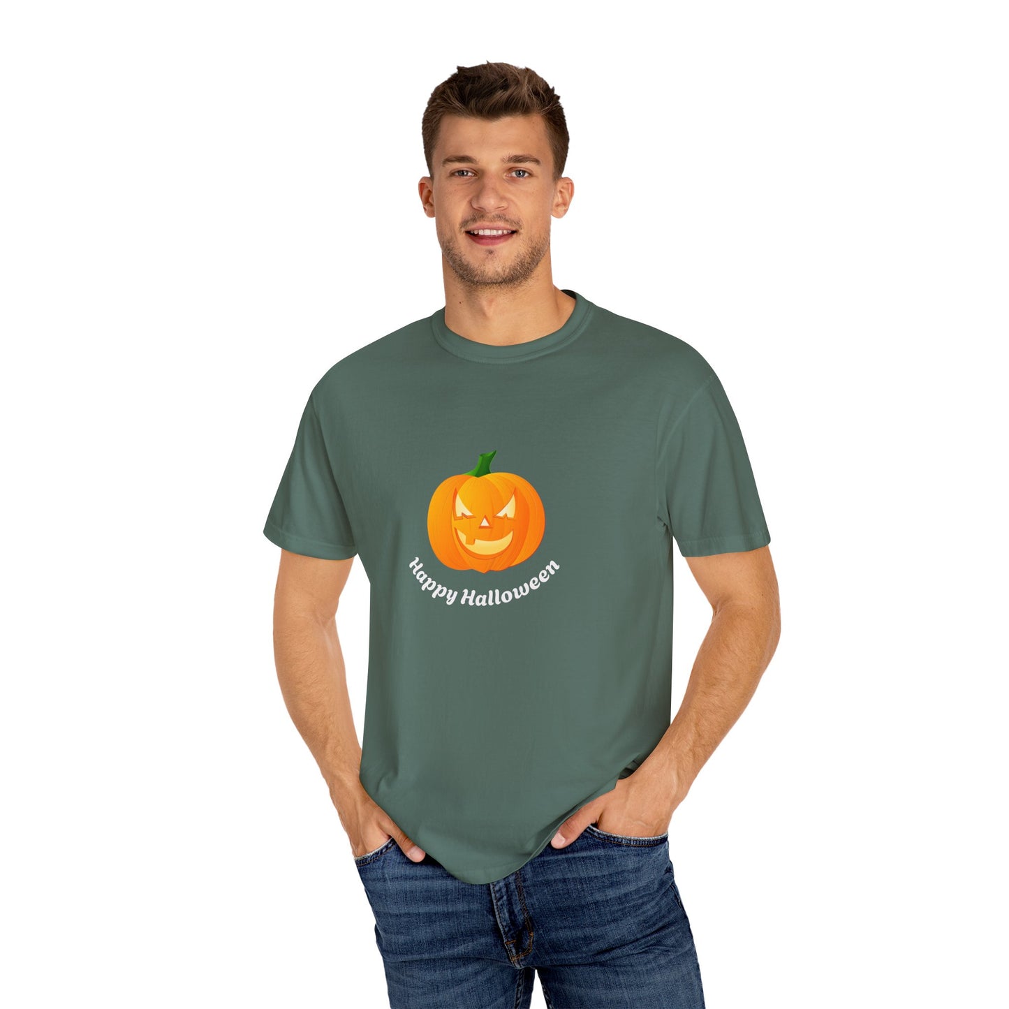 Halloween Pumpkin T-Shirt, Unisex Fall Shirt, Spooky Tee, Autumn Casual Wear, Trick or Treat Costume