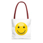 Smiley Face Tote Bag, Eco-Friendly Shopping Bag