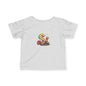 Cute Snail Rainbow Infant Tee, Baby T-Shirt, Toddler Gift, Kids Apparel, Fun Summer Outfit