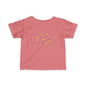 Infant Peace Symbol Tee, Baby Shirt, Toddler T-Shirt, Cute Infant Apparel, Gift for New Parents, Kids' Fashion