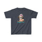 Cute Puppy Skateboard Kids Tee