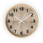Minimalist Natural Wall Clock | Rustic Decor, Timeless Home Accent, Gift for Housewarming, Boho Vibe, Modern Design