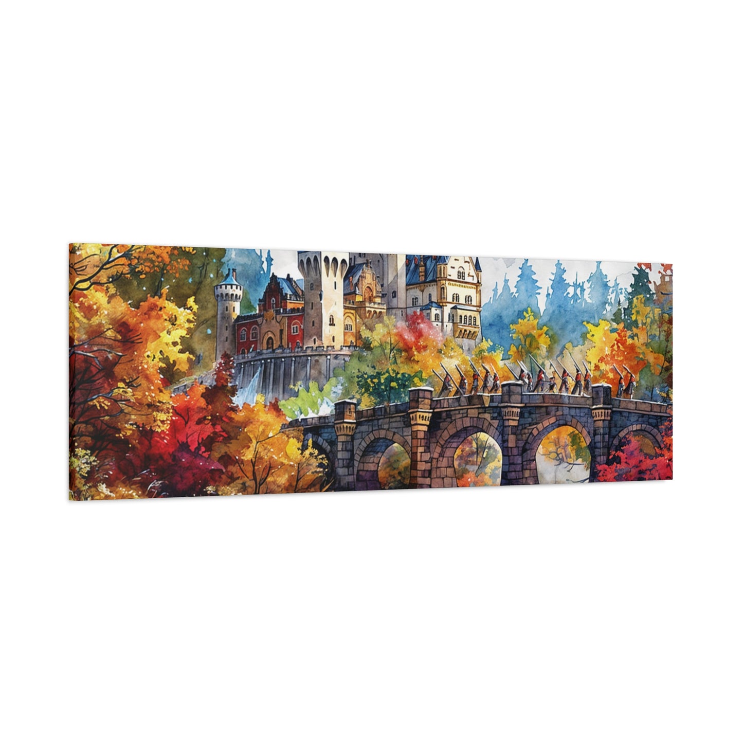 Matte Canvas, Stretched, 1.25" - Castle