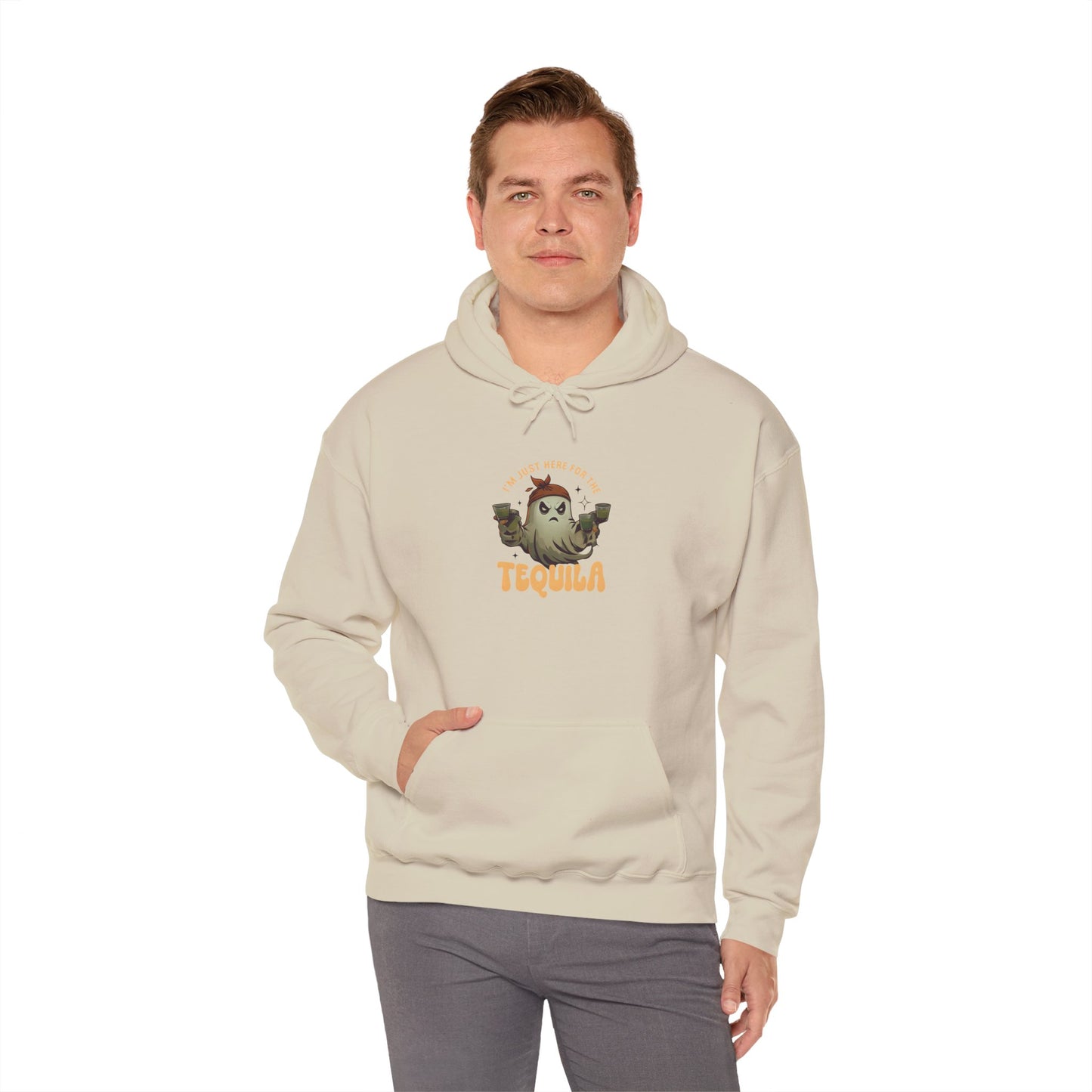 Unisex Heavy Blend™ Hooded Sweatshirt Only here for the Tequila