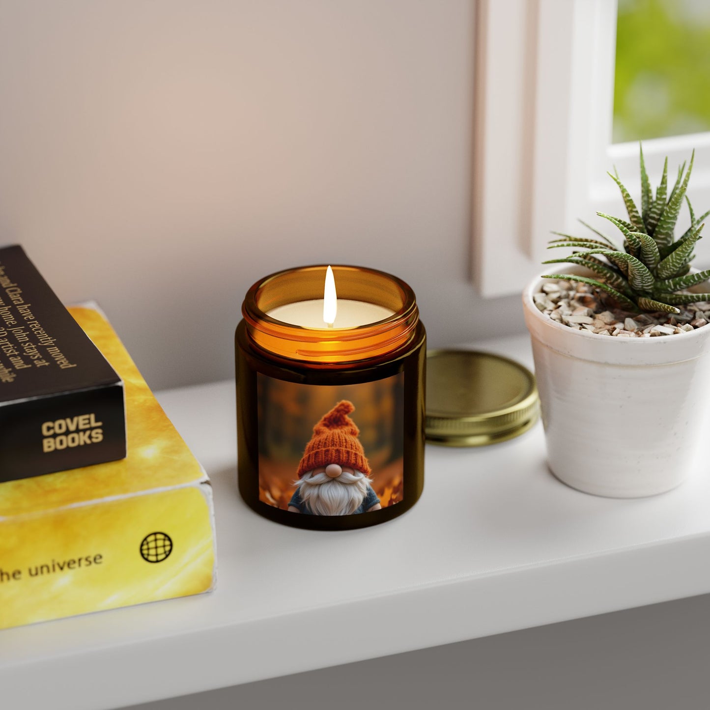 Autumn Gnome Scented Candles, Cozy Home Decor, Fall Gifts, Seasonal Aromatherapy, Relaxation, Thanksgiving Celebration