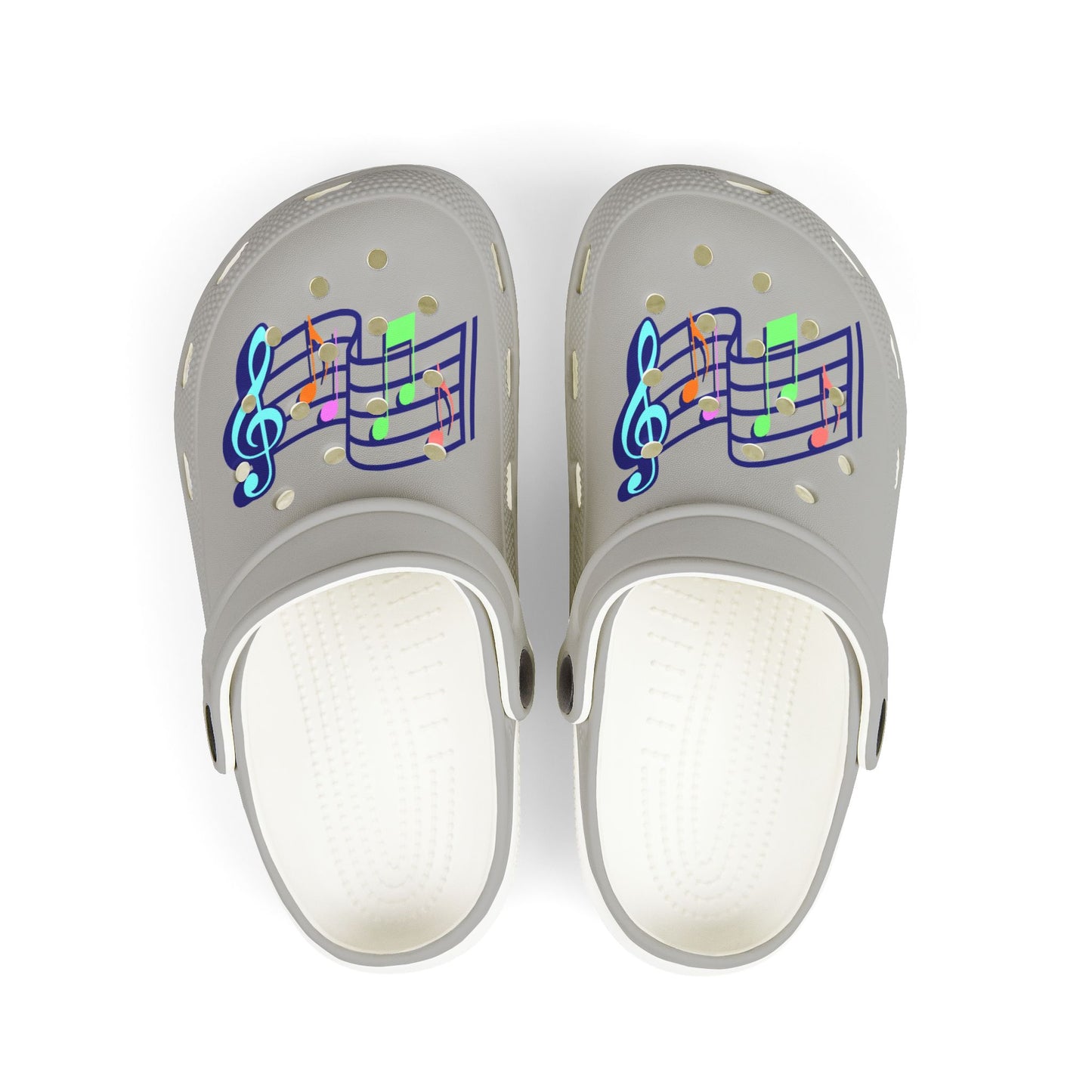 Musical Notes Kid's Clogs - Fun