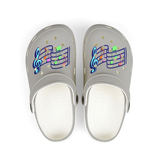 Musical Notes Kid's Clogs - Fun