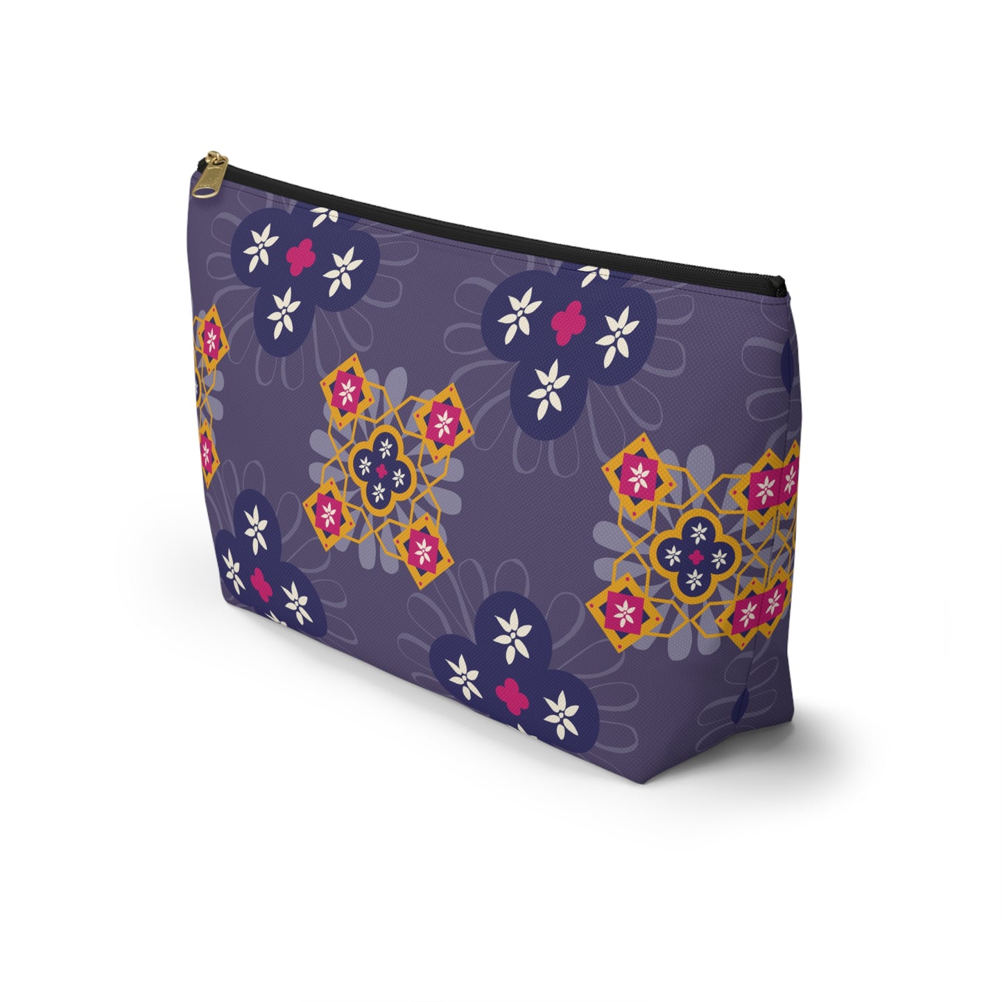 Vibrant Floral Accessory Pouch, Makeup Bag, Travel Organizer, Cute Storage, Gift for Her