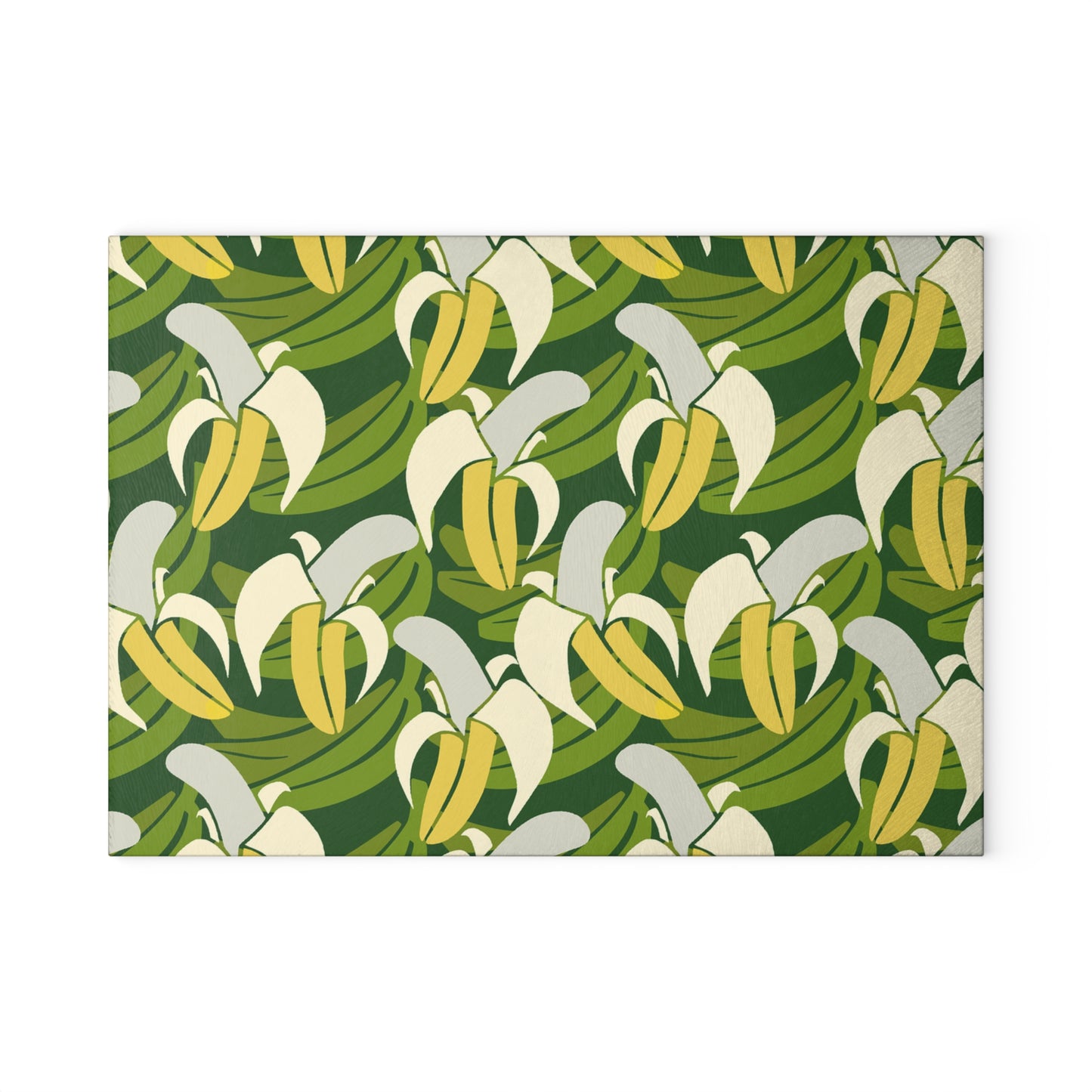 Banana Leaf Glass Cutting Board - Kitchen Decor