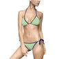 Floral Green Bikini Swimsuit, Beachwear, Summer Swimwear, Tropical Vacation, Swim Set, Pool Party Outfit