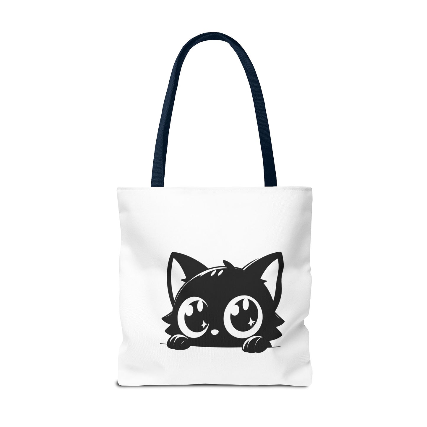Adorable Cat Face Tote Bag | Cute Kitten Shopping Bag