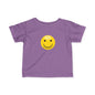 Cute Infant T-Shirt with Smiley Face, Baby Tee, Toddler Clothing, Personalized Gift, Cute Baby Outfit, Summer Wear