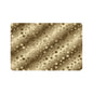Gold Bubble Pet Food Mat (12x18) — Non‑Slip Decorative Feeding Mat for Cats & Dogs
