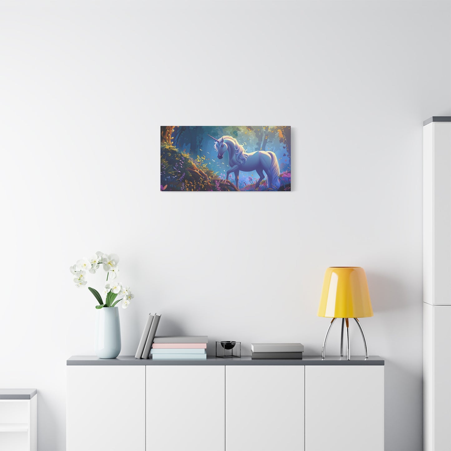 Matte Canvas, Stretched, 1.25" - Unicorn