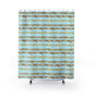 Shower Curtains Gold and Blue