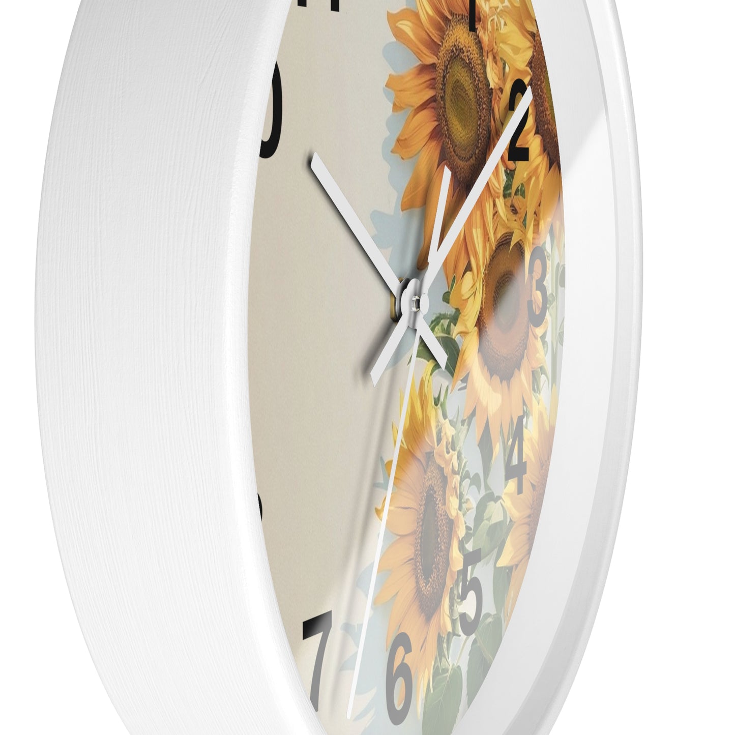 Sunflower Bouquet Wall Clock | Floral Home Decor, Kitchen Clock
