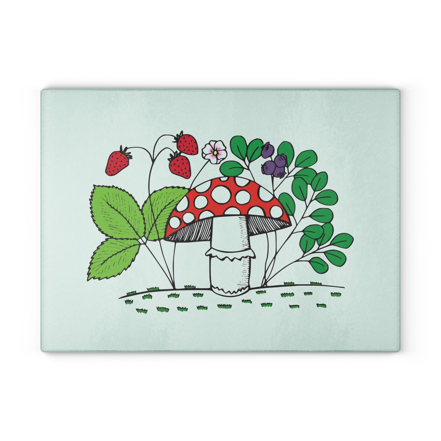 Vibrant Mushroom Glass Cutting Board, Cute Kitchen Decor, Gifts for Foodies, Engaging Home Cooking Tool, Eco-Friendly Kitchen [...]