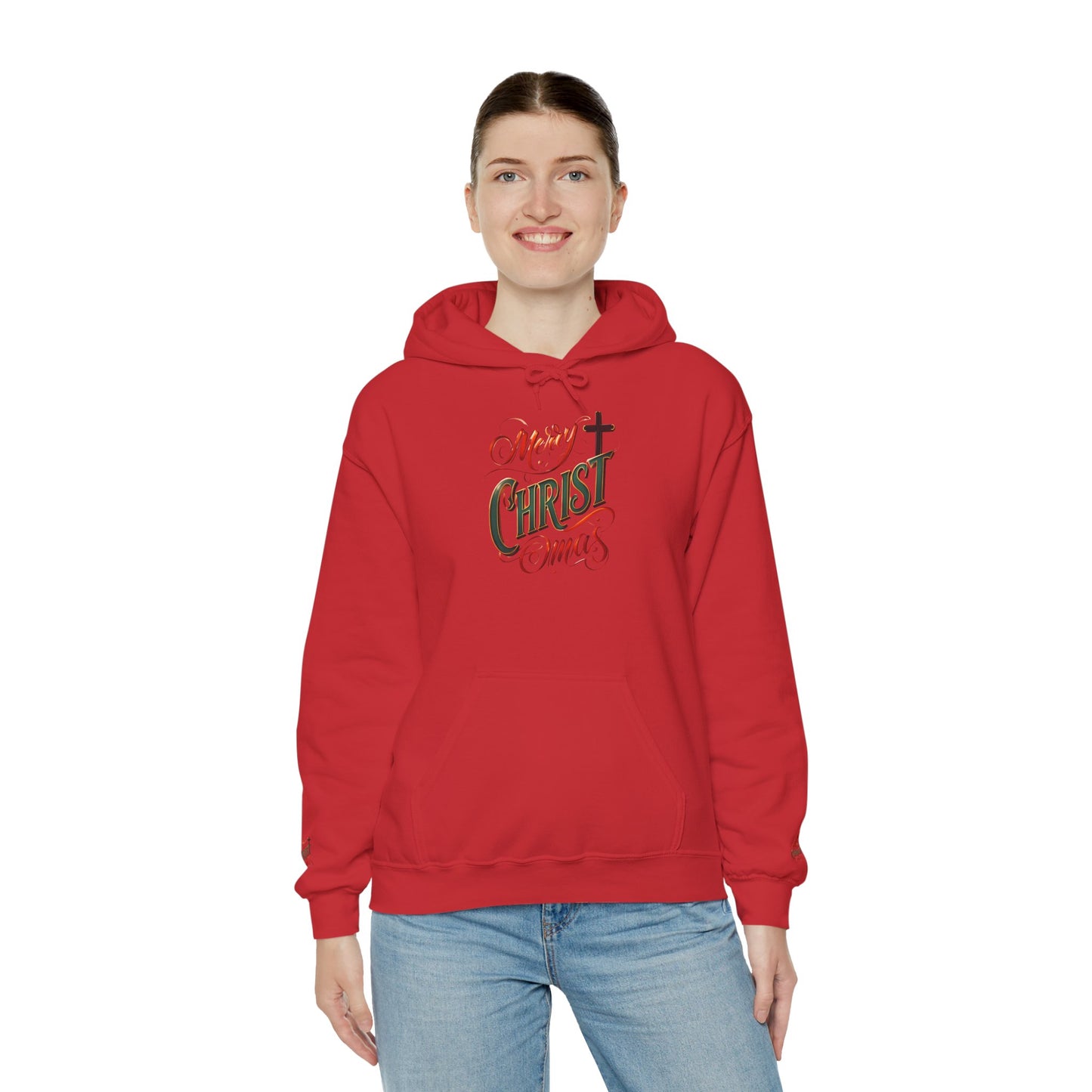 Merry Christmas Hoodie, Cozy Unisex Sweatshirt for Holiday Gatherings, Festive Gift Idea for Him/Her, Winter Apparel, Christmas Sweater