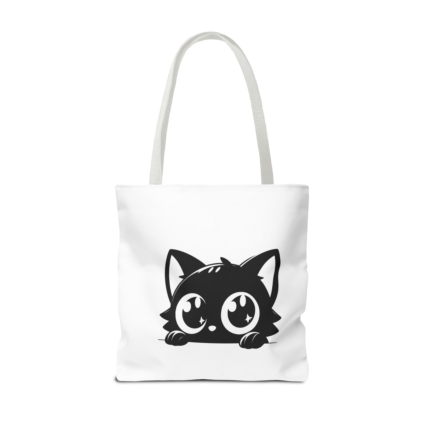Adorable Cat Face Tote Bag | Cute Kitten Shopping Bag