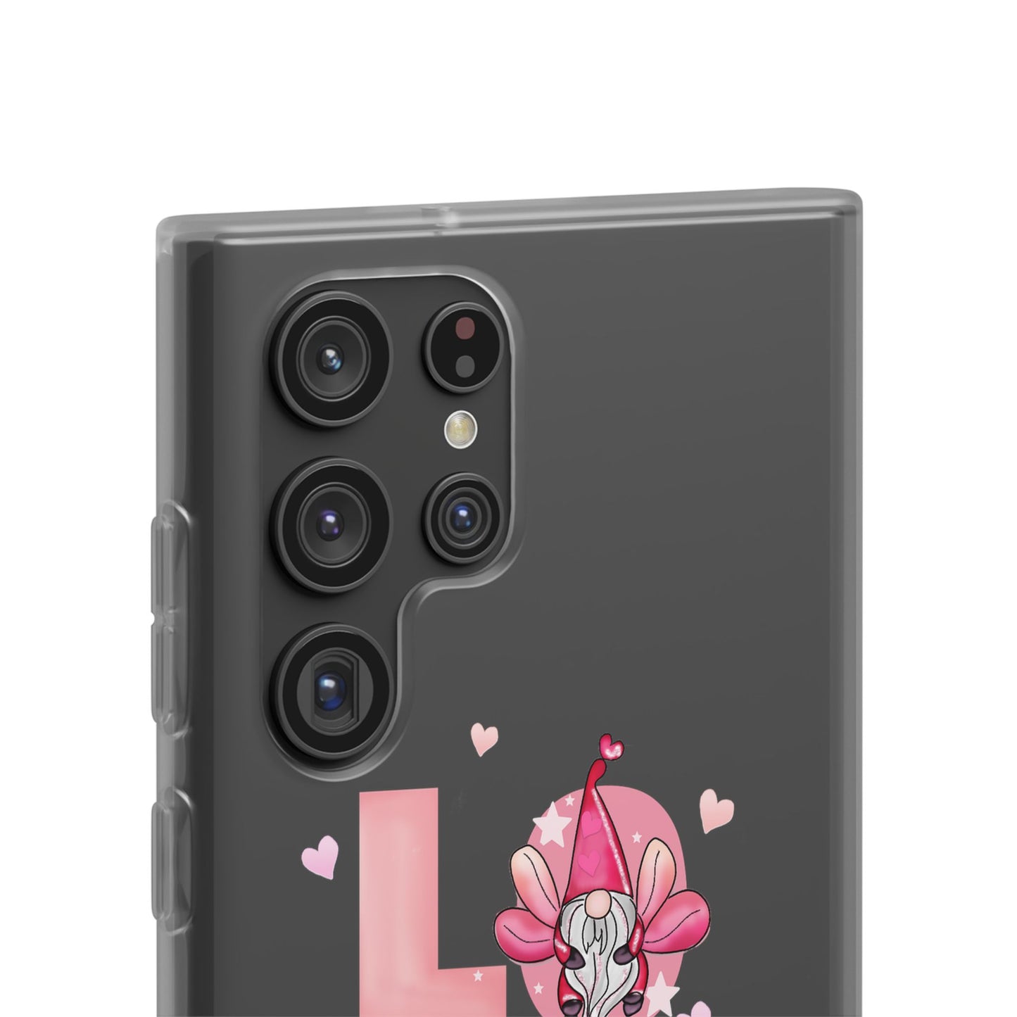 Love Gnome Phone Case — Cute Pink Valentine Flexi Case