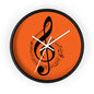 Musical Note Wall Clock | Perfect for Music Lovers, Home Decor, Gifts