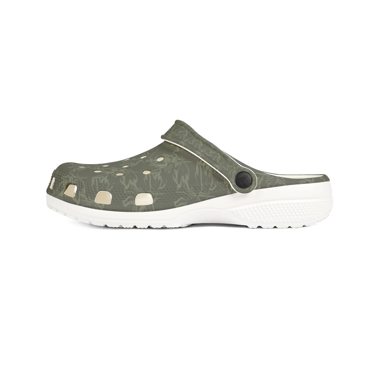 Olive Camouflage EVA Foam Clogs – Lightweight Garden & Casual Slip-On Shoes