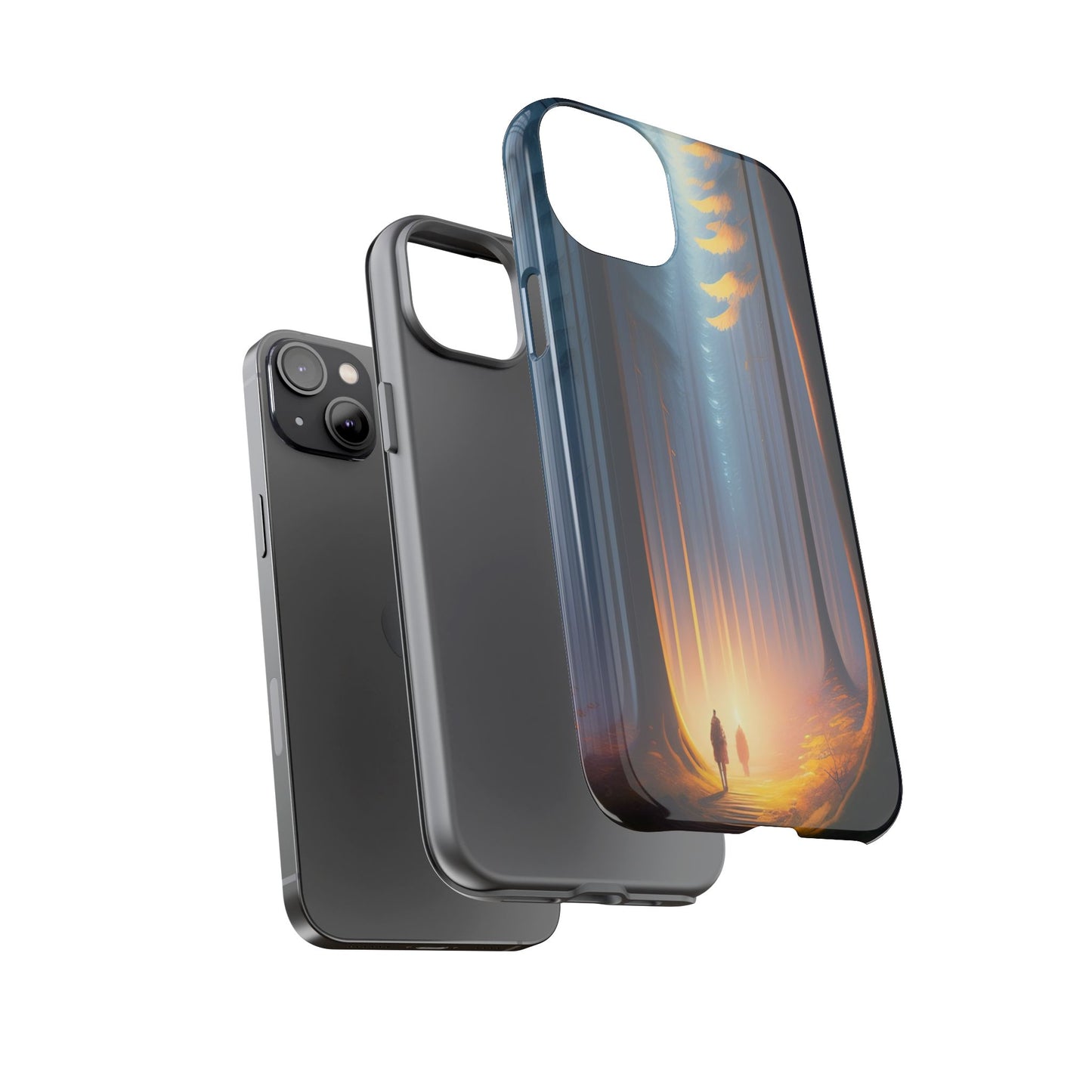 Phone Case — Mystical Forest Nightscape Protective Tough Case