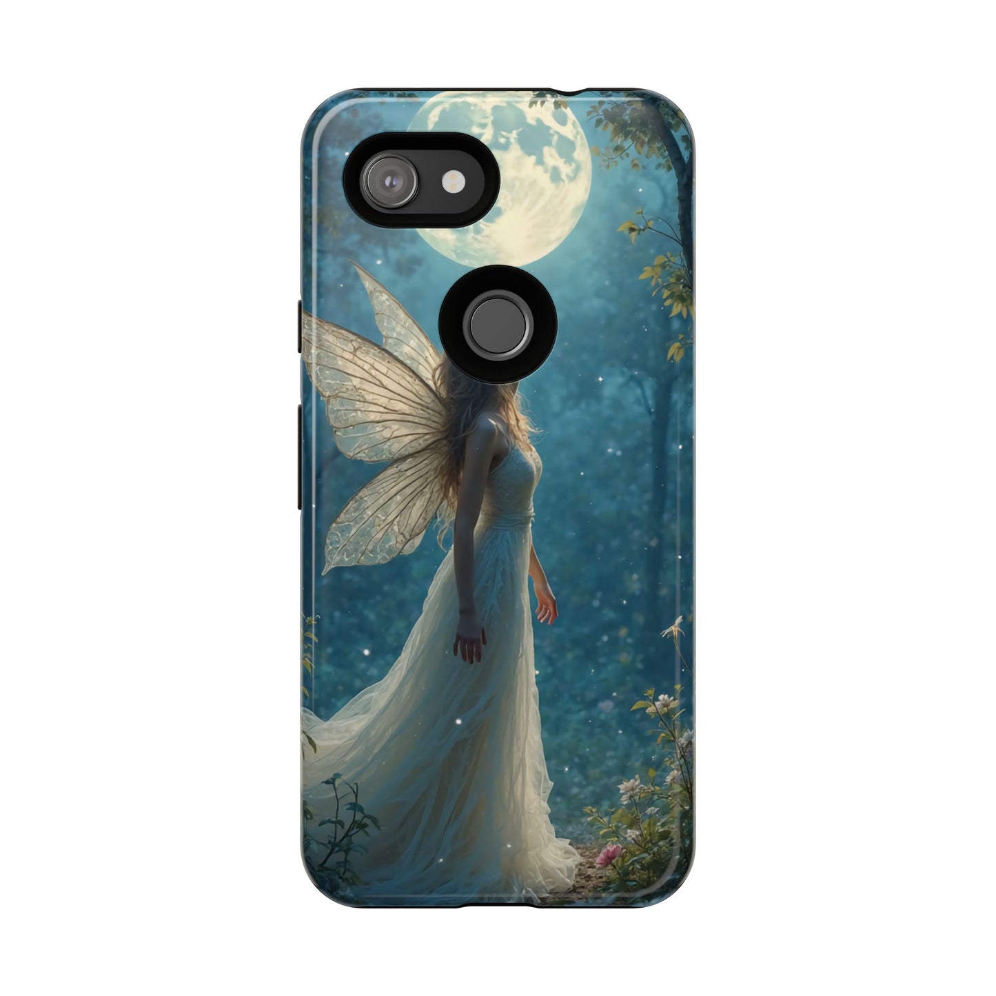 Fairy Moon Phone Case | Tough Cases for Nature Lovers, Fantasy Gift, Boho Phone Accessory, Ethereal Aesthetic, Magical Design
